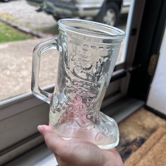 Anchor Hocking Glass Cowboy Boot Mug. - Picture 10 of 17